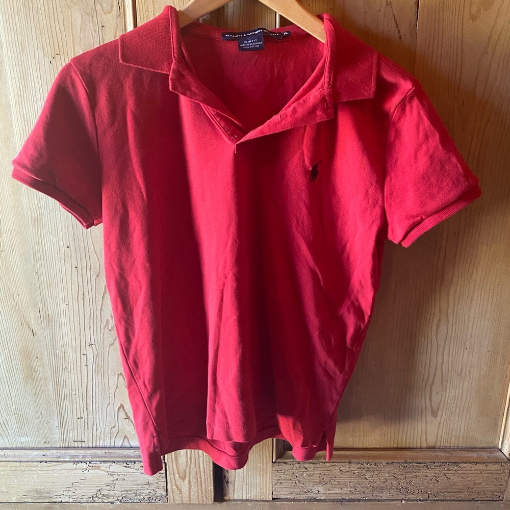 Red Ralph Lauren Sport Polo